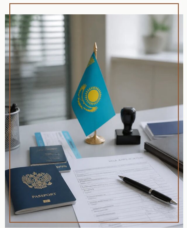 Оформление визы в Казахстан для поездки и работы в Карталах