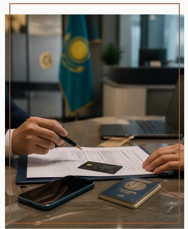 Открытие счета и банковской карты в Казахстане в Карталах